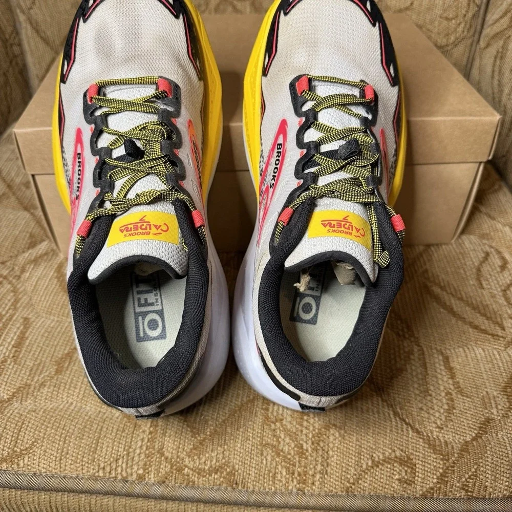 Brooks Caldera 7 Trail Running Shoes Womens 9.5 B Lunar Loft DNA 1204041B094 - Picture 7 of 10